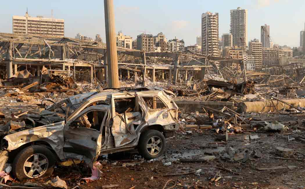 trump about lebanon blast