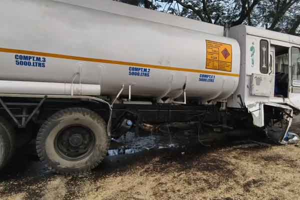 People were scared because five thousand liters of diesel ran on road