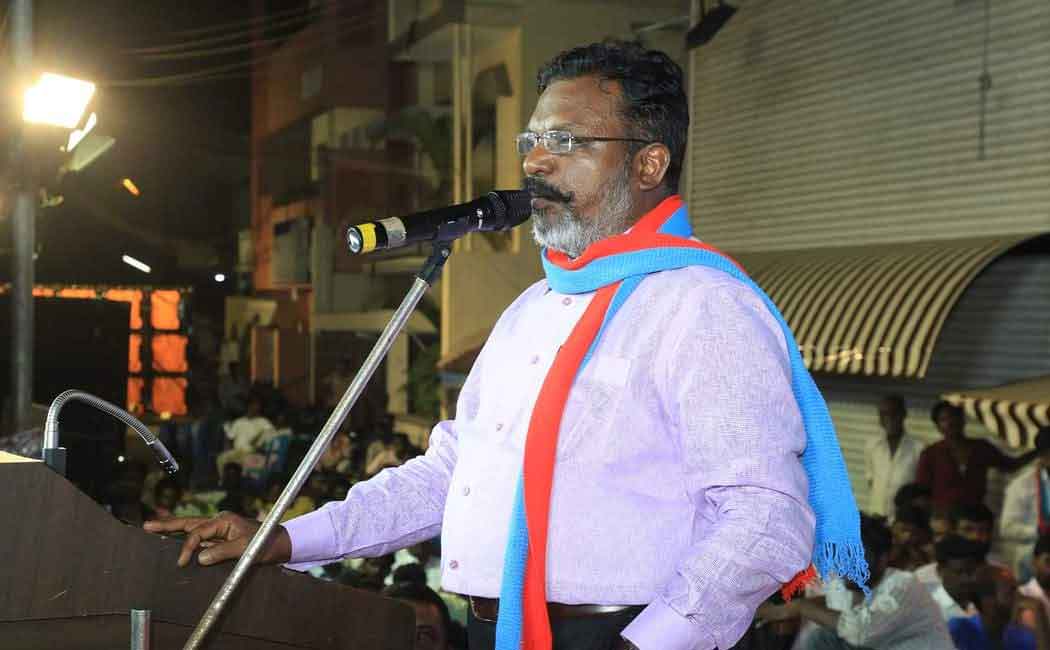 “I gave up the struggle because of Ramdas' guarantee..” - Thirumavalavan