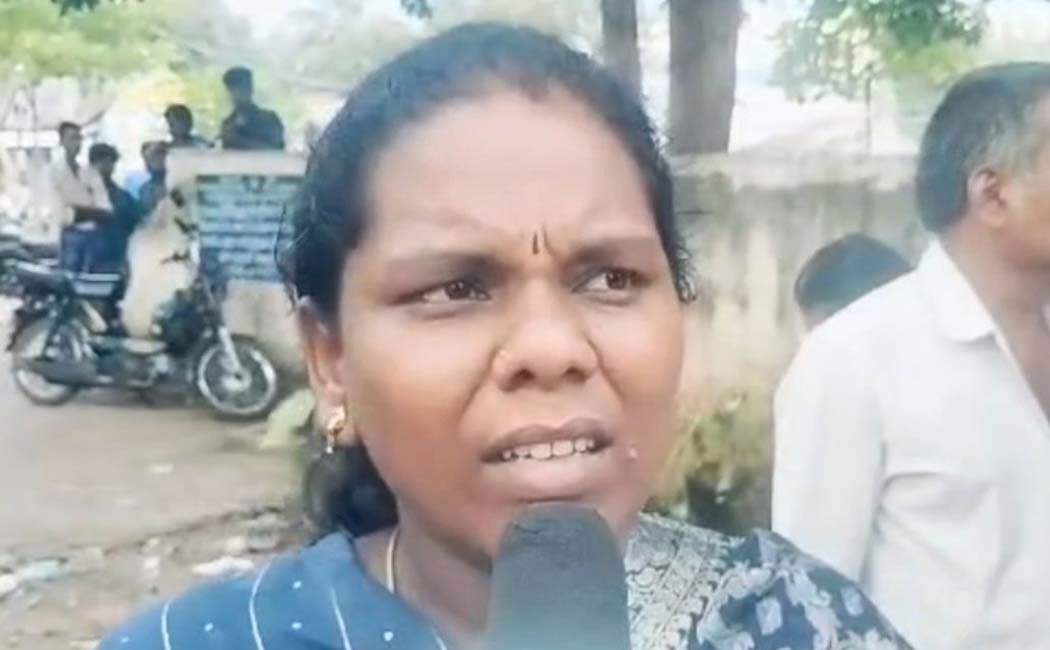 Objection to tribal woman offering alms in temple