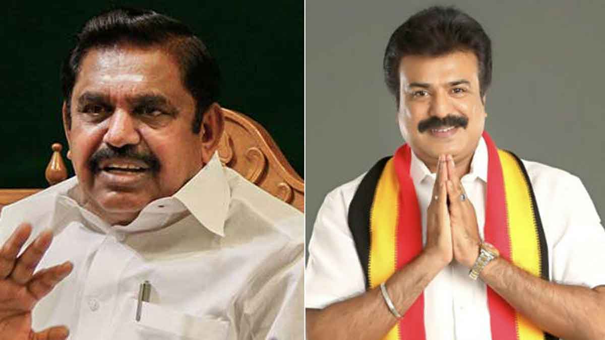 DMDK Sudheesh meets Edappadi