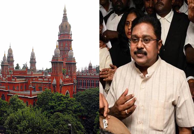 chennai high court ammk party registration india election commission