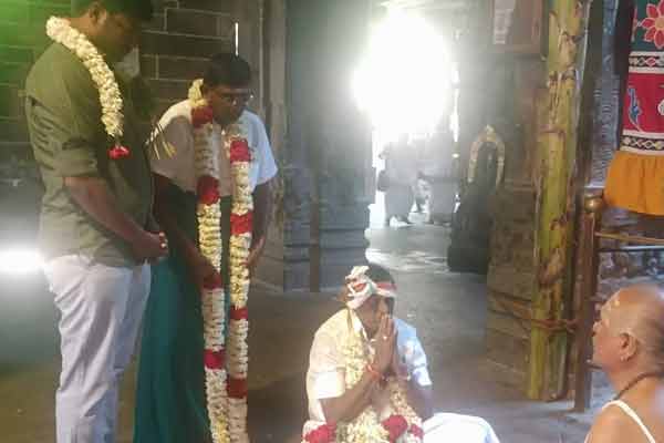 erode east by election admk candidate pray for virudhachalam viruthagirishwarar temple
