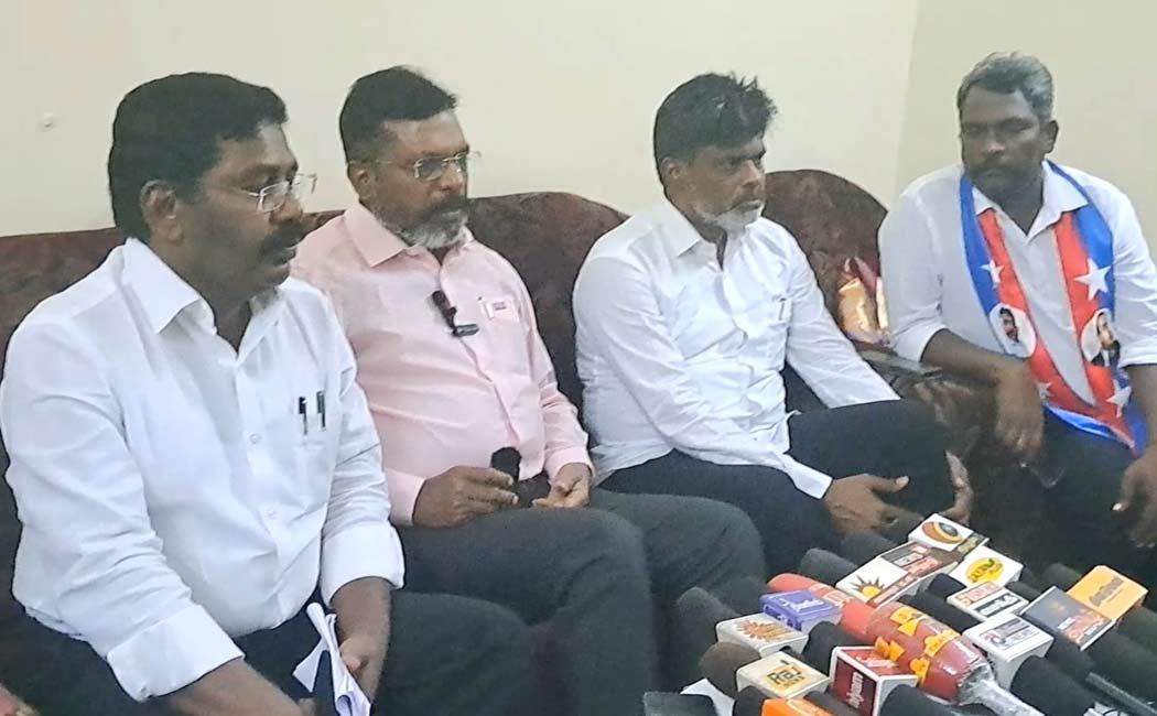 Participation of AIADMK, pmk in Annamalai yatra says Thirumavalavan