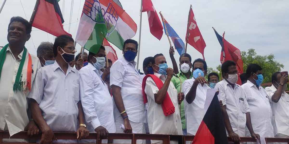 DMK STRUGGLE IN PUDUKOTTAI
