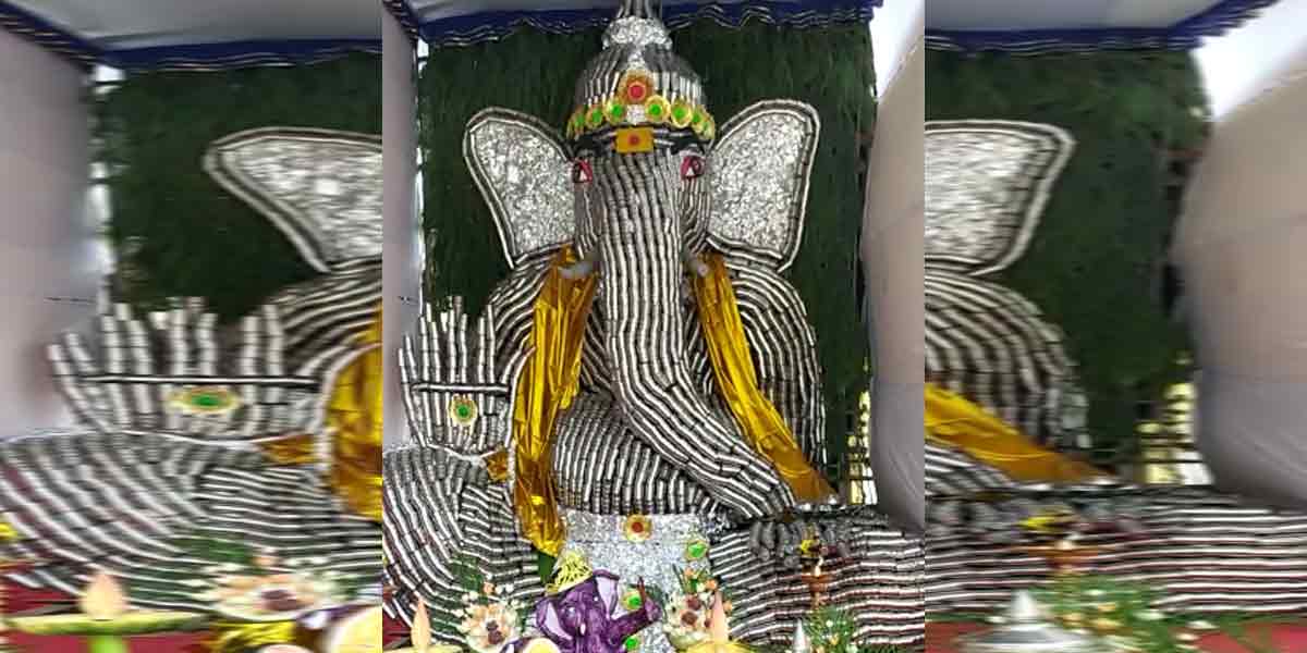 Ganesha statue in defiance of orders (Pictures)
