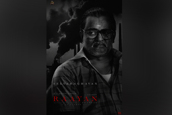 selvaraghavan look from dhanush 50 raayan movie