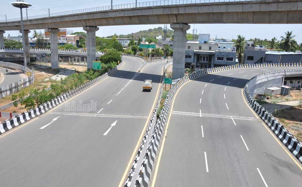 lockdown chennai roads