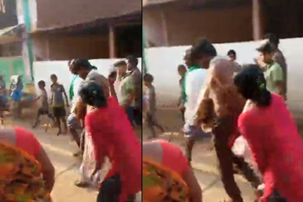 The family was dragged in a procession wearing sandal garlands and Youth arrested in POCSO case