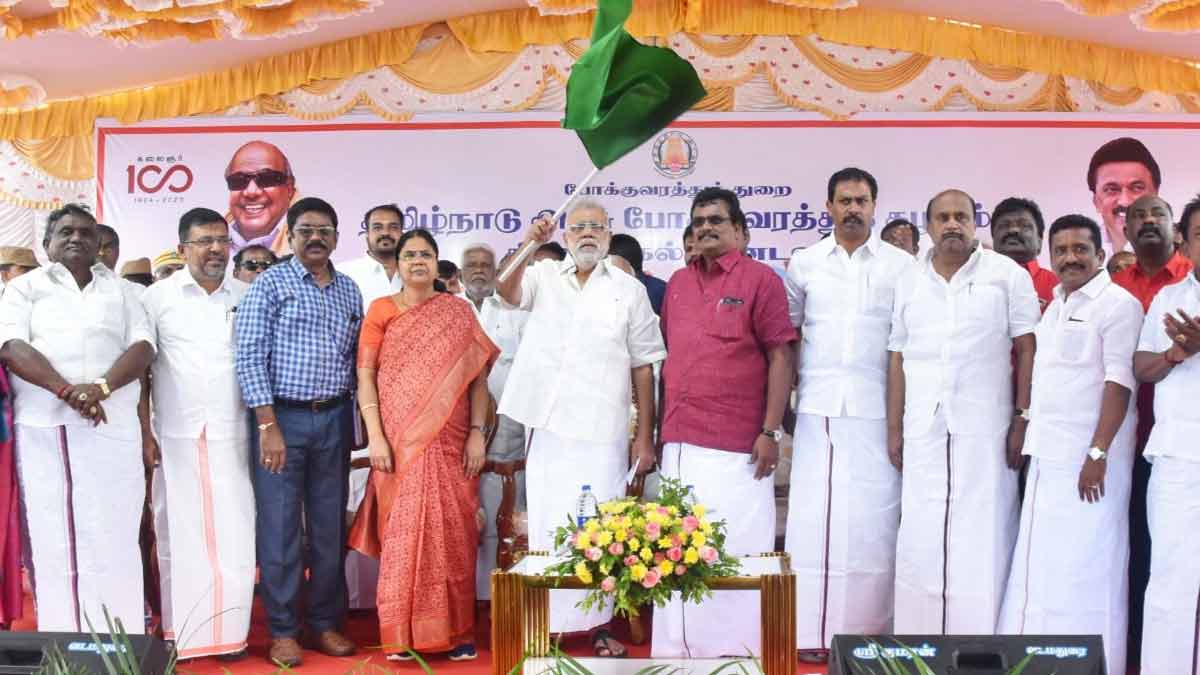 '59 buses on new routes'-I. Periyasamy started