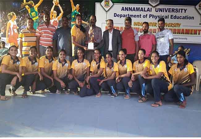 universities basket ball annamalai university champion