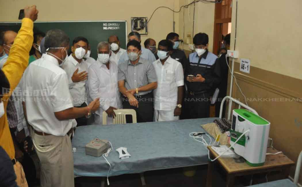 Corona Care Center established at Don Bosco School