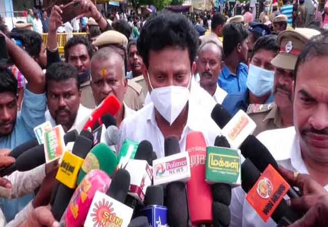 "We will definitely take action against the party executive who is causing a stir on the DMK" - Minister Anbil Mahesh Poyamozhi interview!