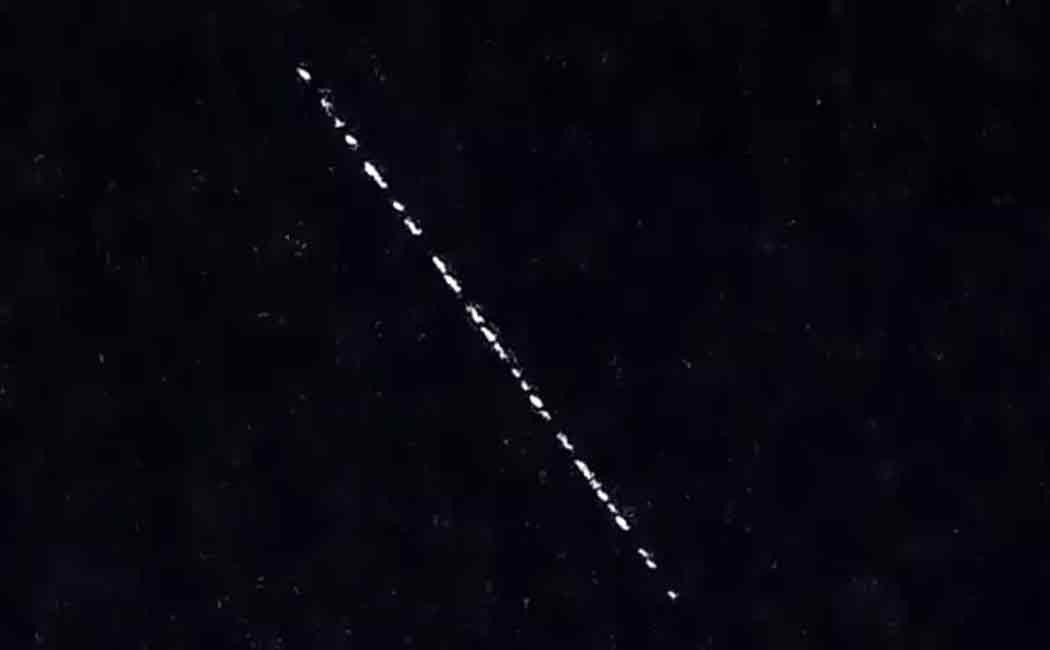 Elon Musk's satellites seen in Usilampatti