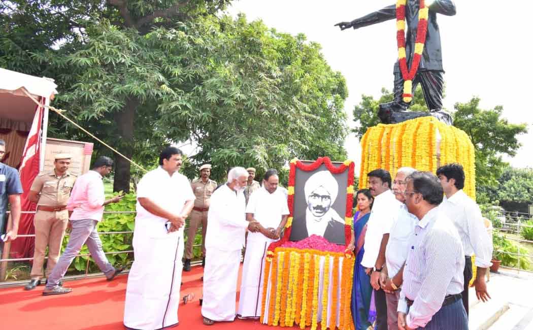 tn goverment tribute bharathiyar memorial day
