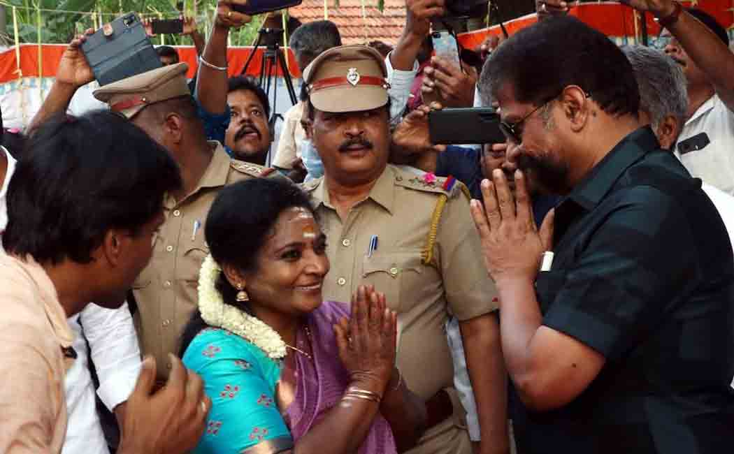 Huge statue of Nataraja! Governor Tamilisai, Nakkheeran Editor participated in ceremony