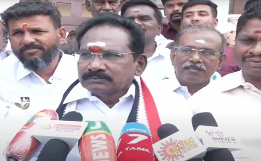Former minister Sellur Raju spoke about AIADMK's election campaign.