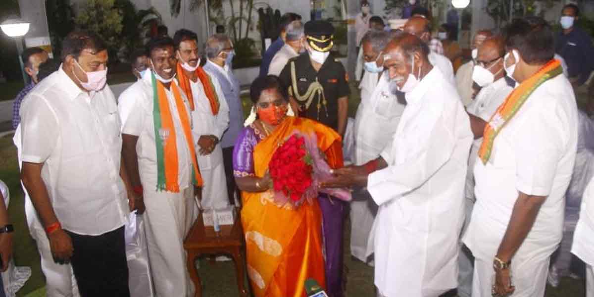 Rangasamy demanded the right to rule!