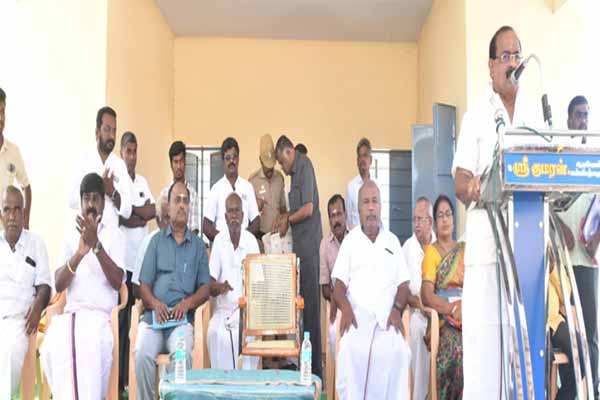Minister Chakrapani says CM mk stalin is implementing countless projects as a guide for India