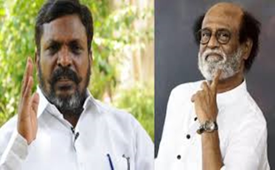 Thol. Thirumavalavan about rajini