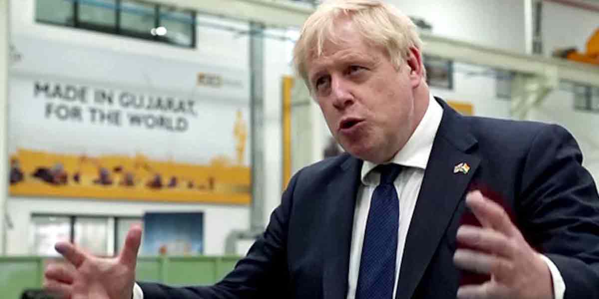 '' Sabarmati Ashram to Adani Meet '' - Boris Johnson completes first day journey