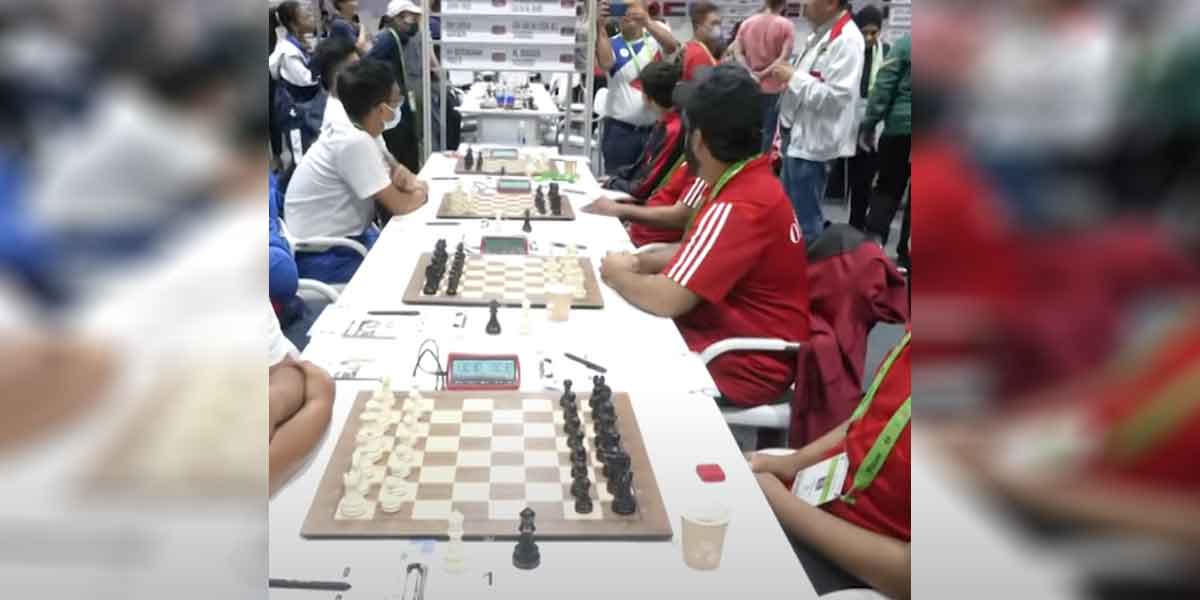 Chess Olympiad... Sathwani who claimed the first victory