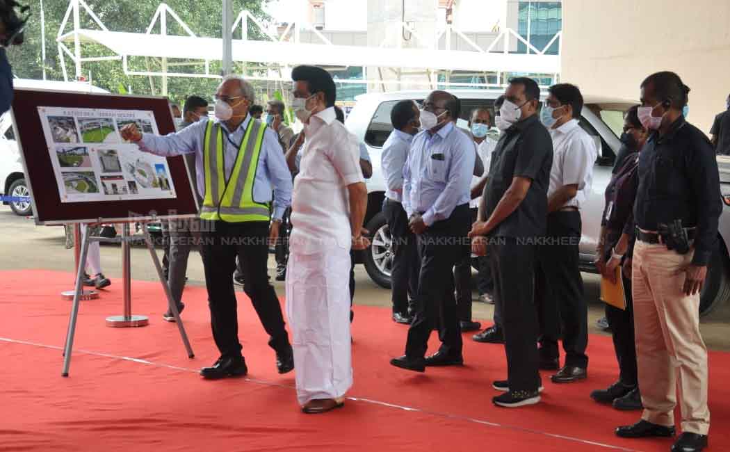 Chief Minister MK Stalin inspects Kathipara Square
