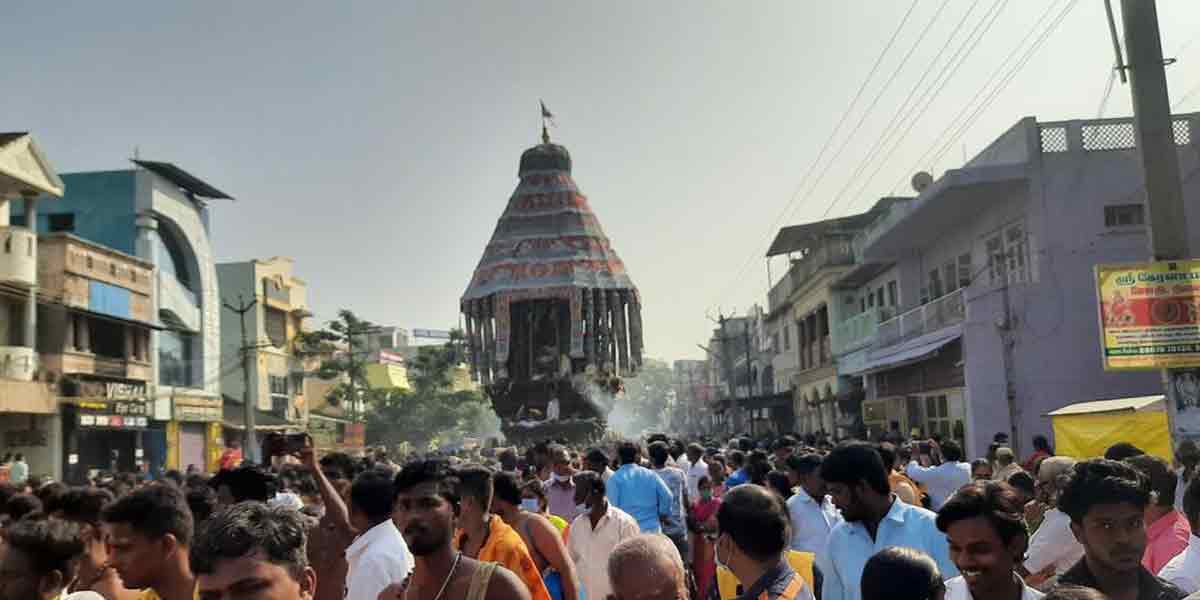 Natarajar Temple Chariot Festival held critically!