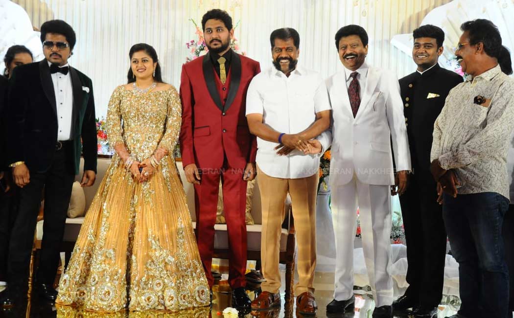 Divakaran family wedding reception photos