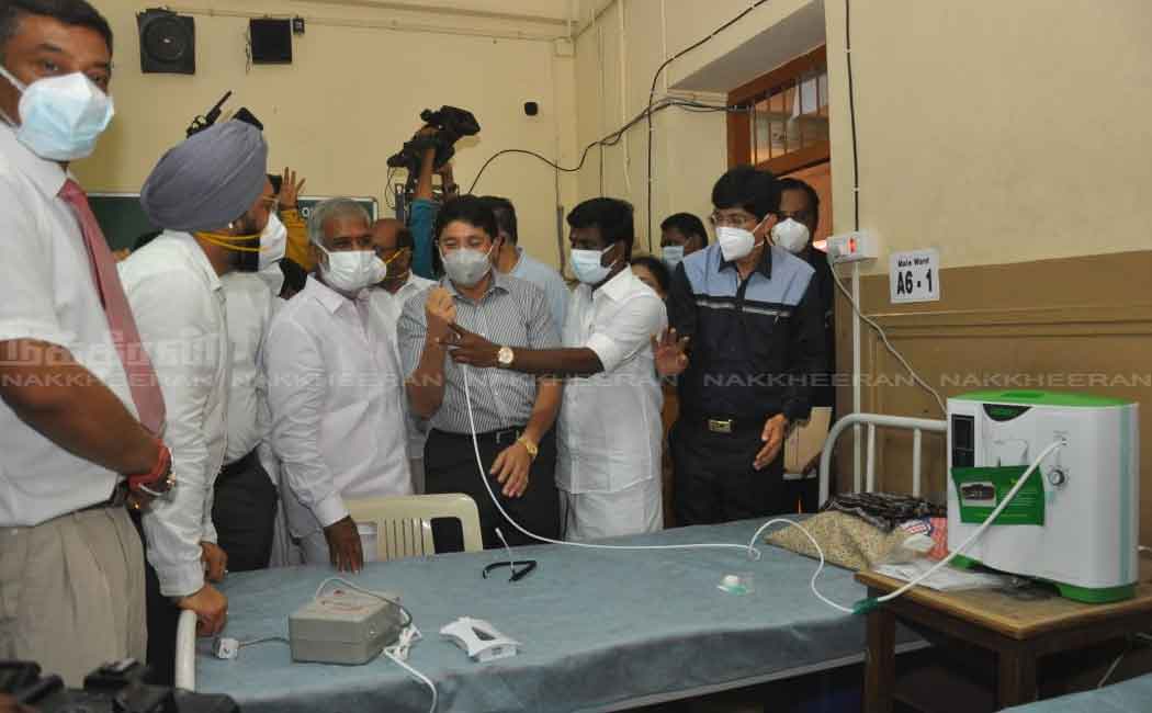 Corona Care Center established at Don Bosco School