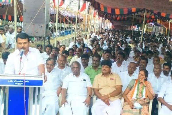 MP jothimani Slams ADMK minister