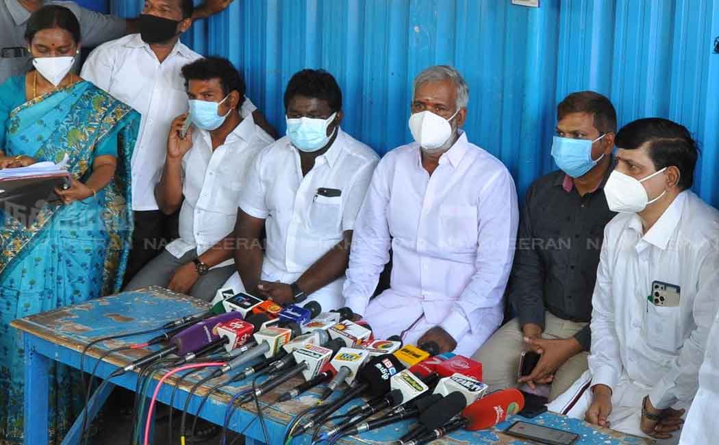 Recovery of temple property; Minister inspects live