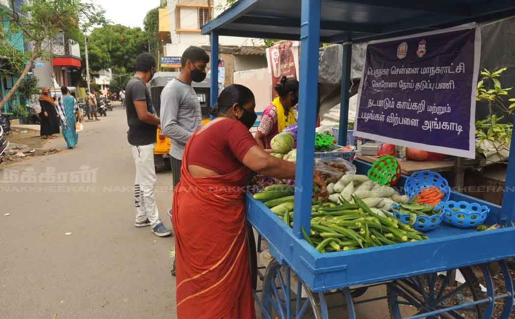 Deserted market; Wasted vegetables