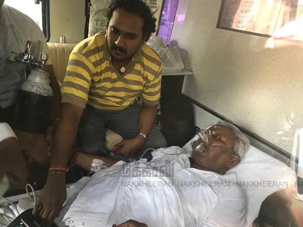 saravana bhavan rajagopal - Surrender in court - Ambulance