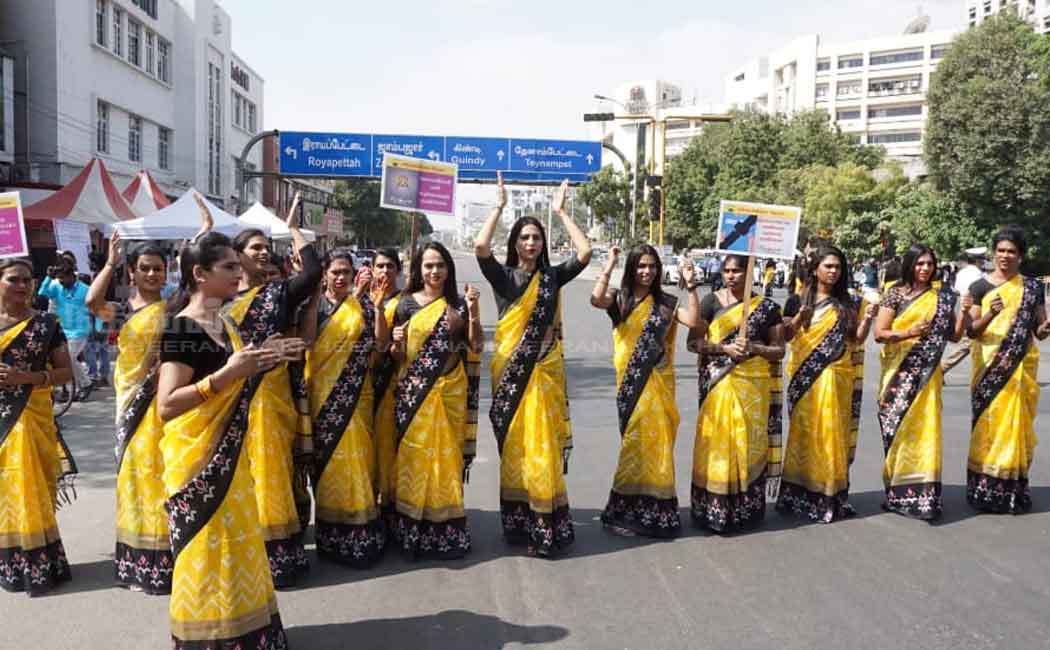 Transgender people made road safety program at chennai