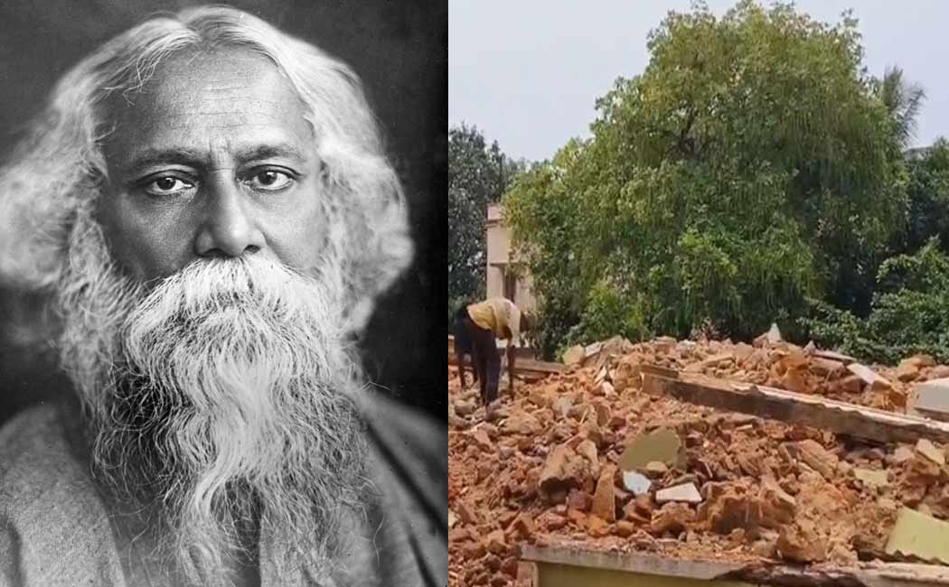 Mamata Banerjee government razes house of poet Rabindranath Tagore's nephew!