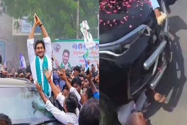 Jagan Mohan Reddy's volunteer passed away hit by car