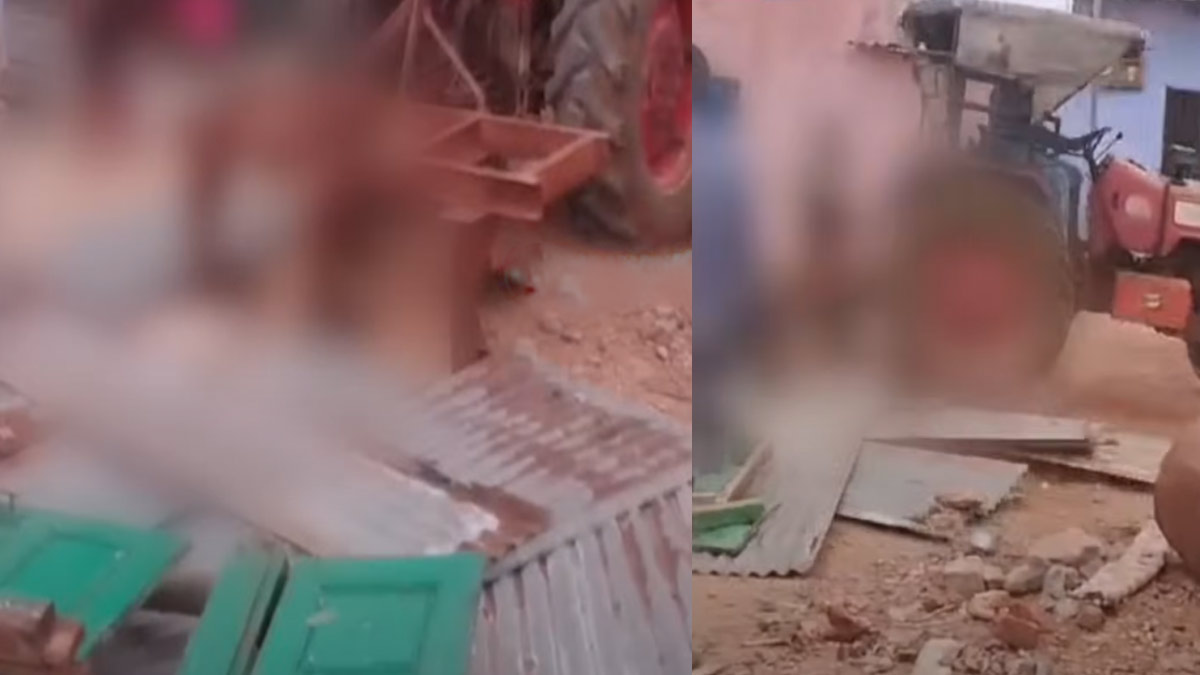 Attempted tractor on woman in broad daylight; Shocking video released