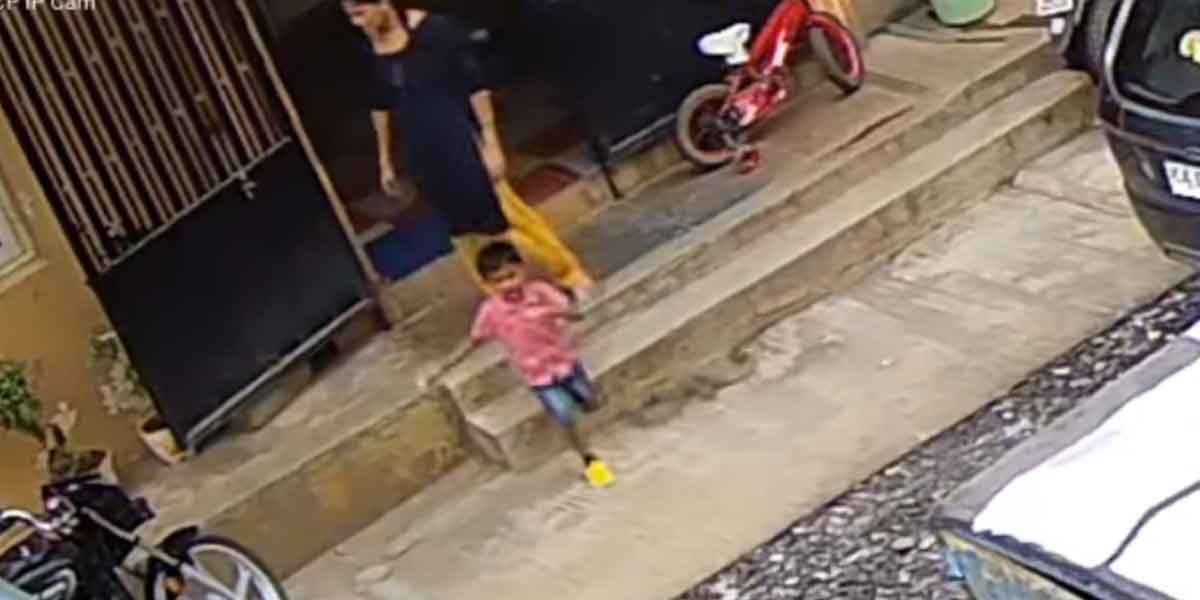 cobra... mother who risked her life to save her son... viral video!