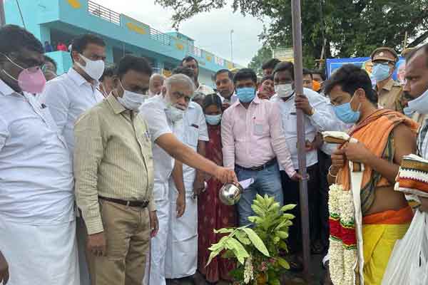 “The laid-back bus station; Commencement of works in DMK regime ”- I. Periyasamy