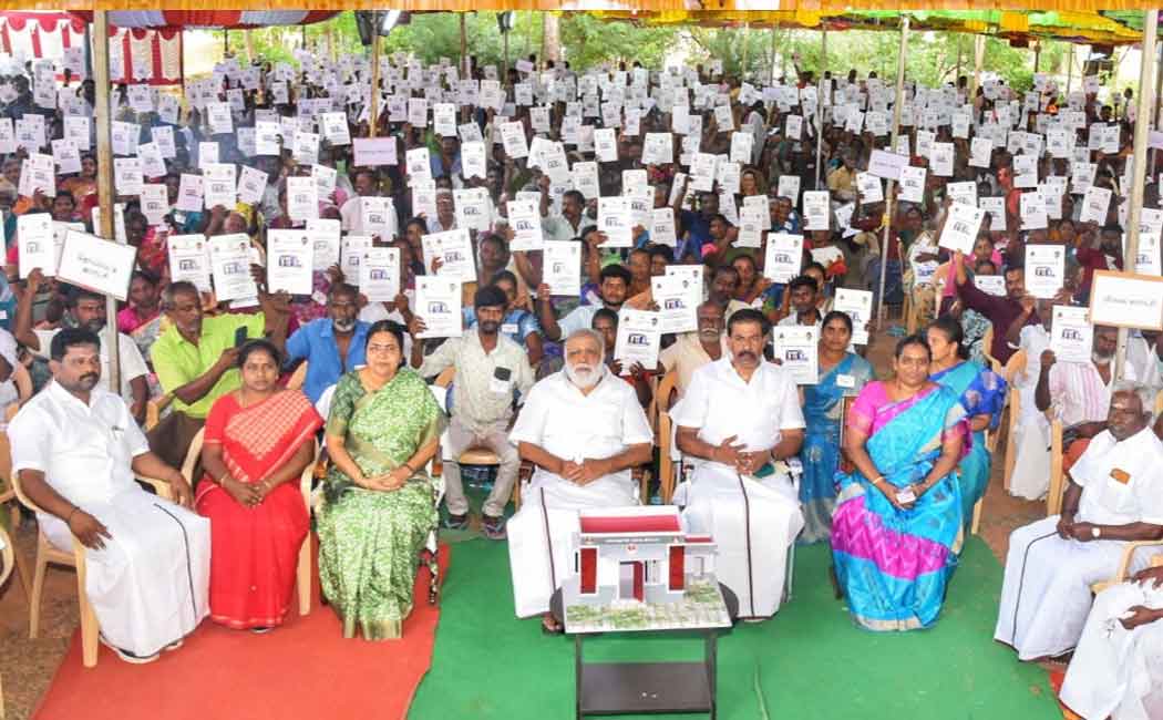 I. Periyasamy said there will be no homeless people in Dindigul district