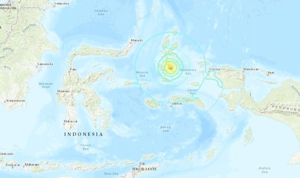 indonesia and australia earth quake strikes