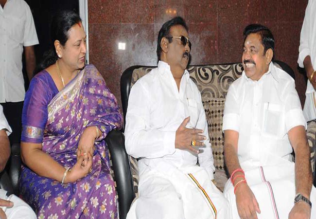 dmdk General Secretary Vijayakanth Chief Minister Edappadi Palanisamy Birthday wishes