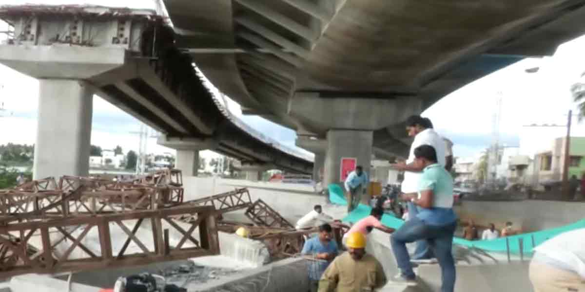 Madurai flyover collapses