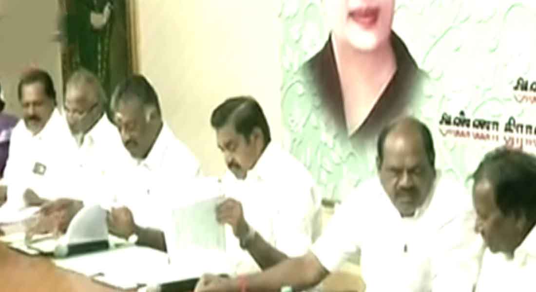 The four constituent byelection-AIADMK candidate interview started