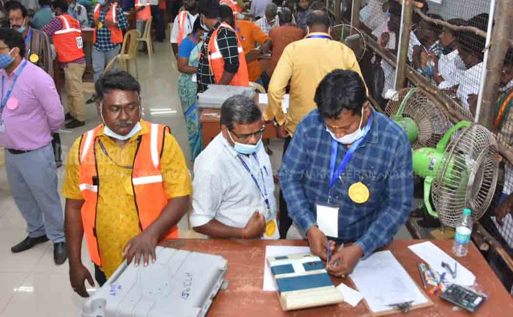 Officials who inspected the counting centers!