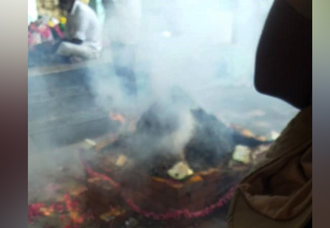 Yagya performed by Vaikuntarajan at Kalabhairava temple!