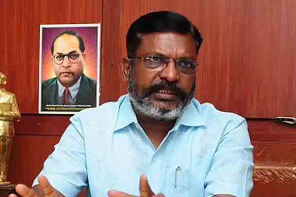 Thirumavalavan says BJP is doing the job of swallowing ADMK