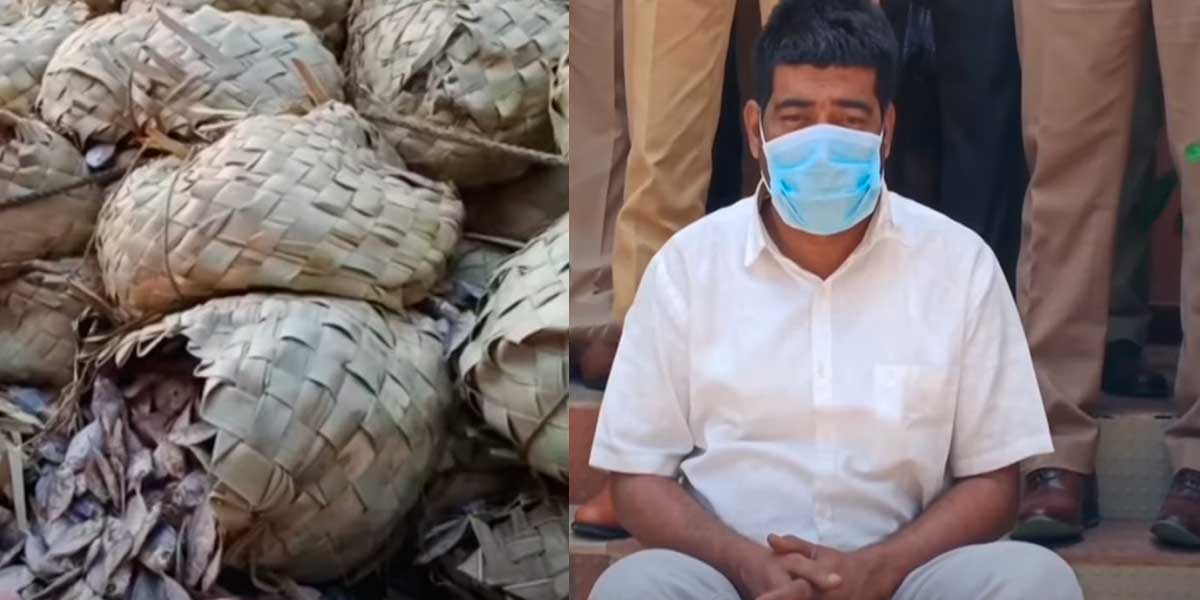 Ganja among the bales; Northern man arrested