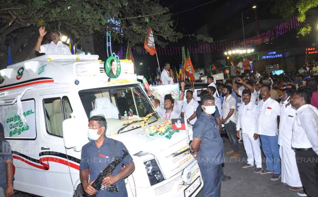 eps campaign in kolathur constituency